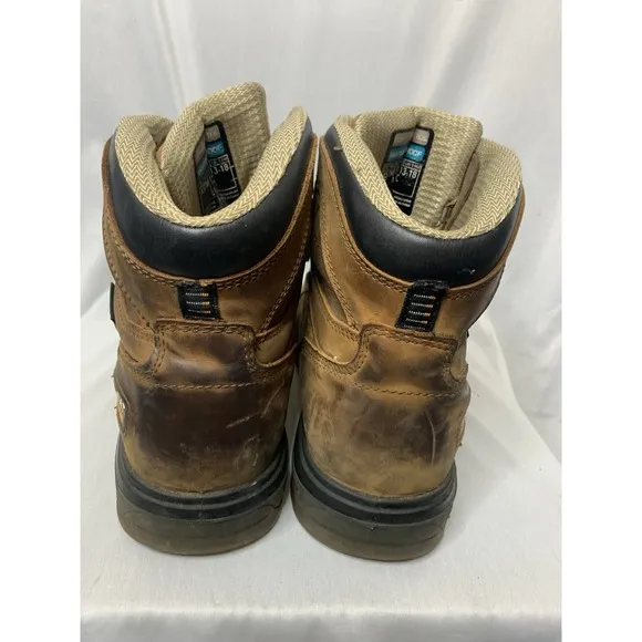 ARIAT  turbo boots Mens 12D 6&quot; waterproof composite toe Lace Up Work Boots