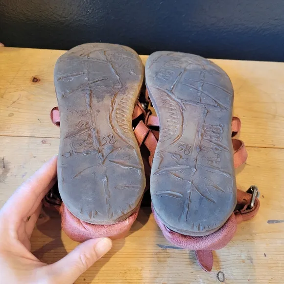 A.S. 98 Ginger Coin Medallion Gladiator Sandals 38