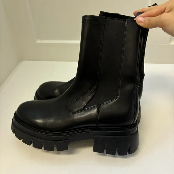 ASH LOUD Chunky Platform Ankle  Boots Sz 37/US7