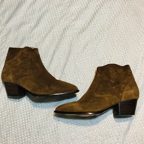ASH pointed-toe suede ankle boots