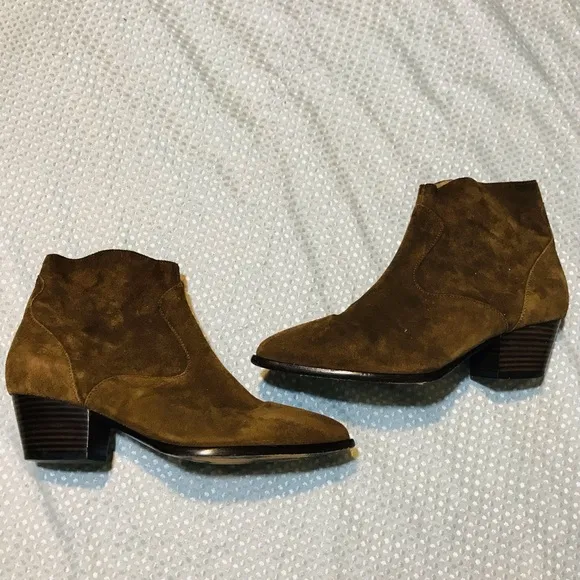 ASH pointed-toe suede ankle boots