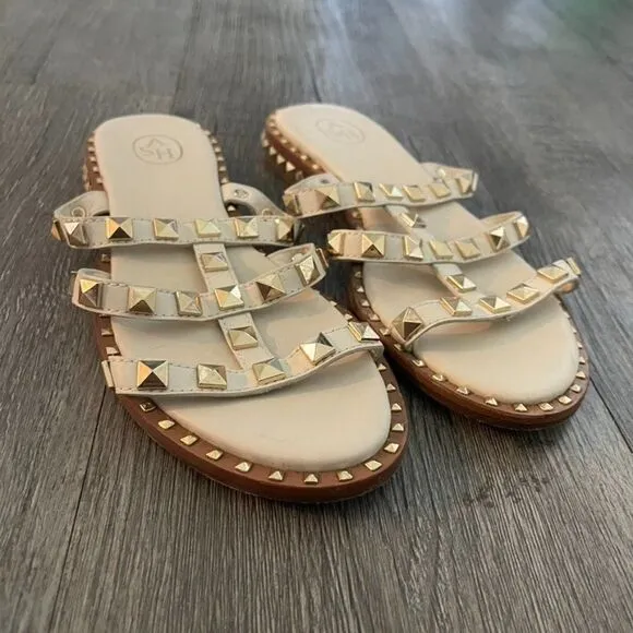 ASH Pop Studded Slide Sandals Size 6 (36)