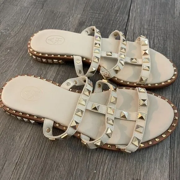 ASH Pop Studded Slide Sandals Size 6 (36)