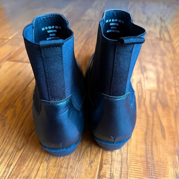 ASOS Men’s Black Pointed Toe Boots Size 13