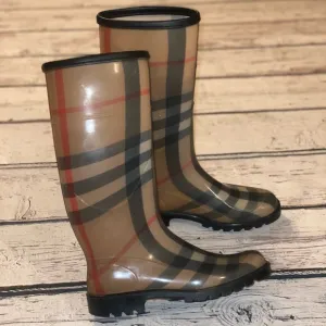 Authentic Burberry rain boots