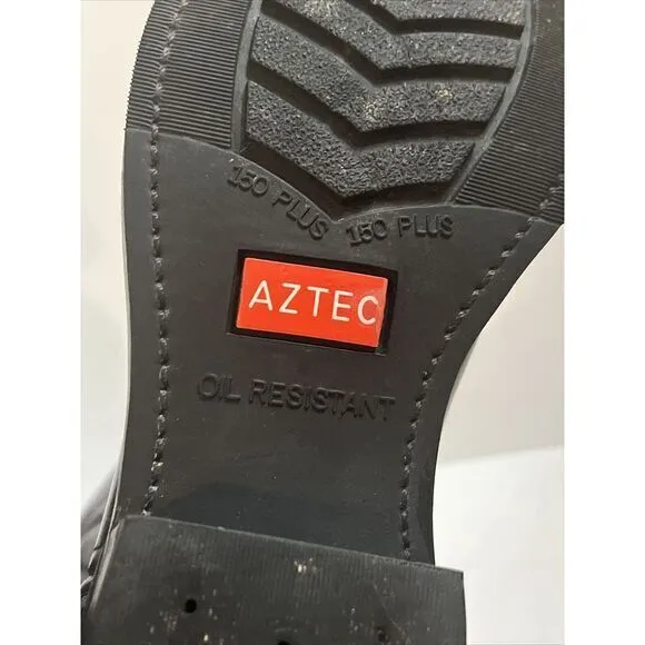 Aztec Western Cowboy Men's Boots Size‎ 13 EE 13EE Dark Red Brown Pointed Toe