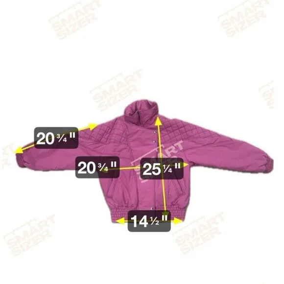 Ba&amp;sh Spencer Retro Oversized Waterproof Ski Jacket NWOT Magenta Purple Small