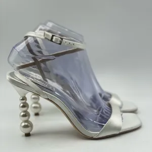 Badgley Mischka IvettePearl Stiletto Heel‎ Sandals