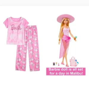 Barbie pajamas and doll