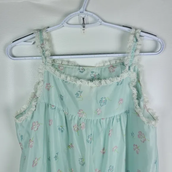 Barbizon Satin Remarque Vintage Nightgown Sz Small
