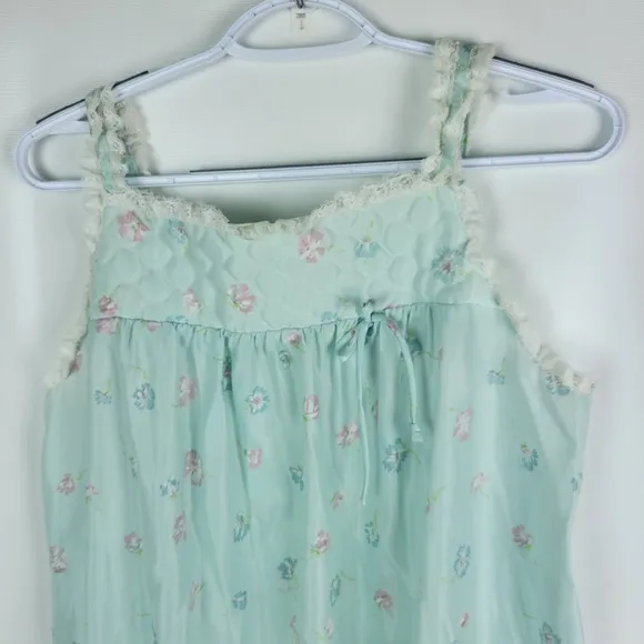 Barbizon Satin Remarque Vintage Nightgown Sz Small