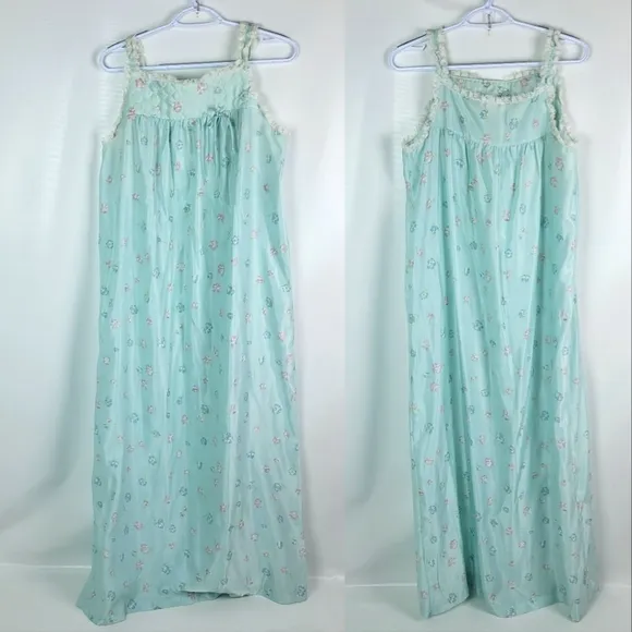 Barbizon Satin Remarque Vintage Nightgown Sz Small