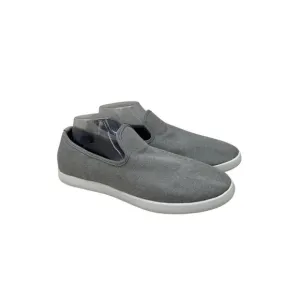 Baubax Loungy Loafers Bamboo Coconut Merino Wool Grey Slip On Shoes Mens size 9