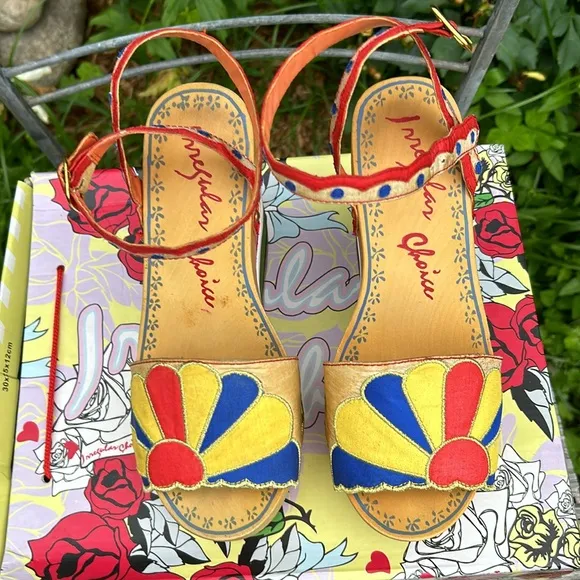 Beach Baby Pin-up Platform Sandals 36