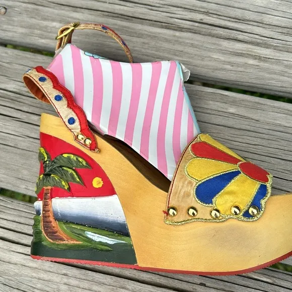 Beach Baby Pin-up Platform Sandals 36