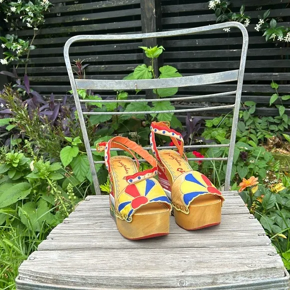 Beach Baby Pin-up Platform Sandals 36