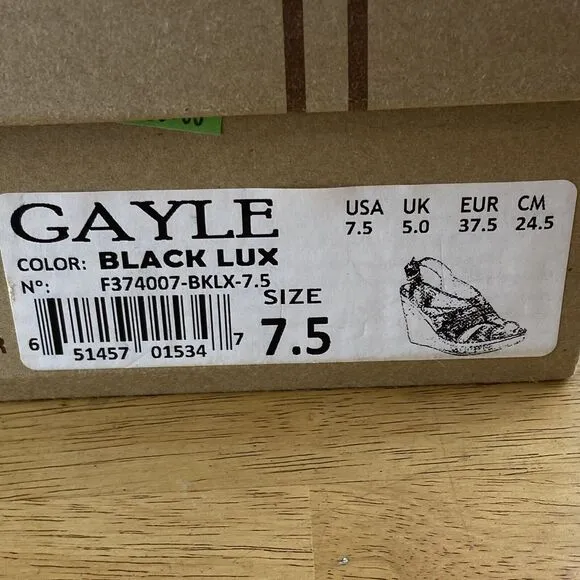 Bed Stu Gayle Women’s Bovine Leather Wedge  Sandals New With Box Size 7.5