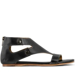 Bed Stu Soto black leather sandals NWT