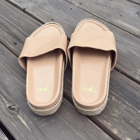 Beek | Pelican Jute Platform Sandal