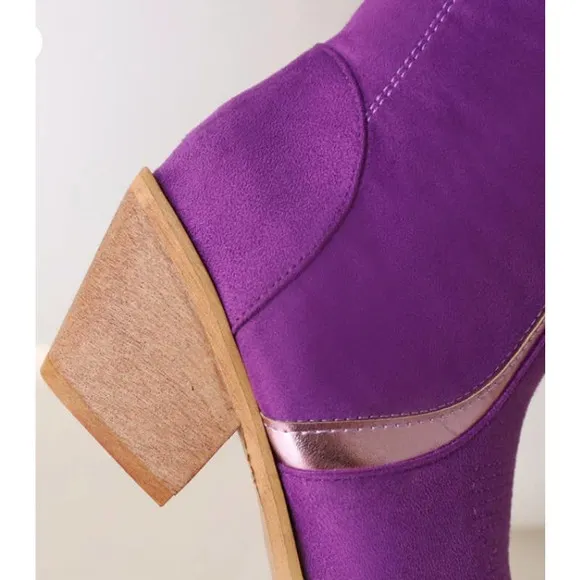 Betty 70 Butterfly Knee High Boots- Size 6.5