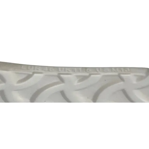 Betula Mens White Slide Sandals Size 11.5 EVA Sole Comfortable Footbed 68a