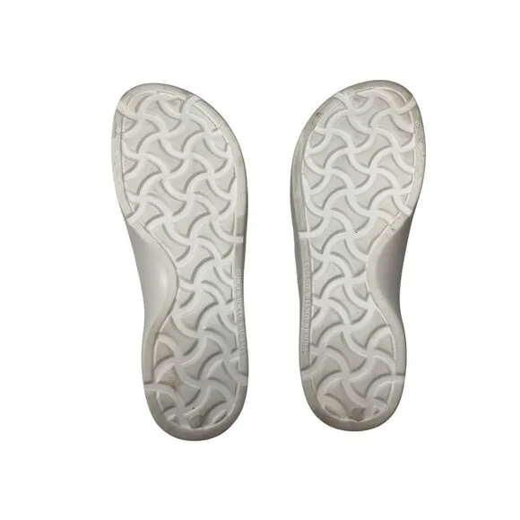 Betula Mens White Slide Sandals Size 11.5 EVA Sole Comfortable Footbed 68a