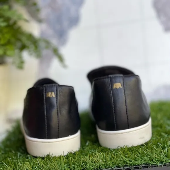 BIRDIES black Leather loafers Size 7.5 new no box