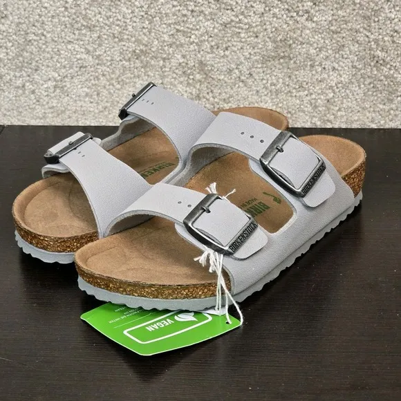 Birkenstock Arizona Kids Vegan Gray Sandal Size 28 US 10-11 New 180