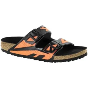 Birkenstock Arizona Sandals Orange Black EU 42 Men's US 9 Women's US 11 Narrow