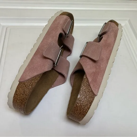 Birkenstock Arizona Soft FootbedSuede Leather - Pink Clay new