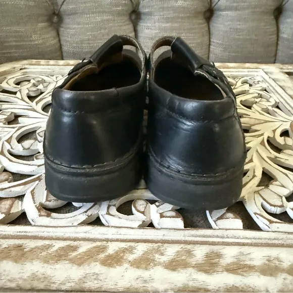 Birkenstock Black Leather Sandals Shoes Men’s 46 US 13
