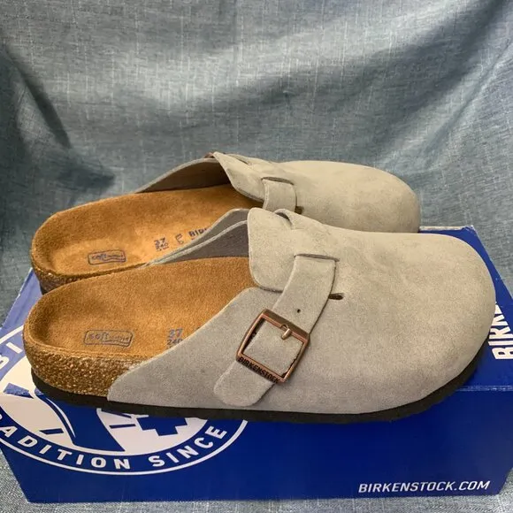 🌟🌟Birkenstock Boston Suede Leather Clogs Sandals