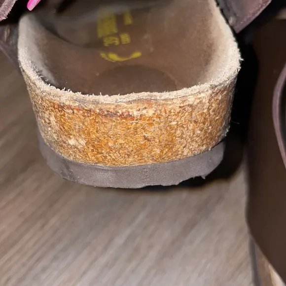 Birkenstock brown leather sandals size - 39, L8/M6