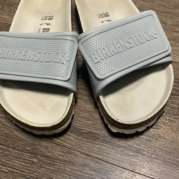 Birkenstock Gray Slide Sandals