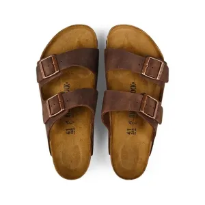 Birkenstock Habana Brown Leather Arizona Sandals 45