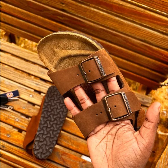 Birkenstock Leather Milano Strap Sandals