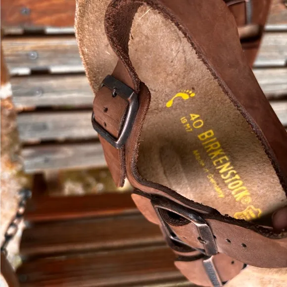 Birkenstock Leather Milano Strap Sandals