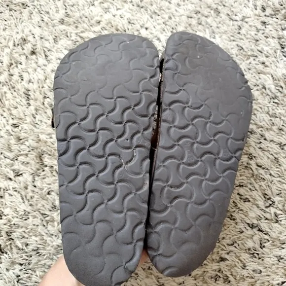 Birkenstock mayari brown leather sandals sz 38/7,5