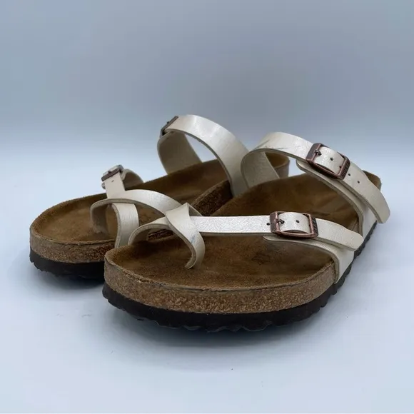 Birkenstock Mayari Sandals 39 Ivory