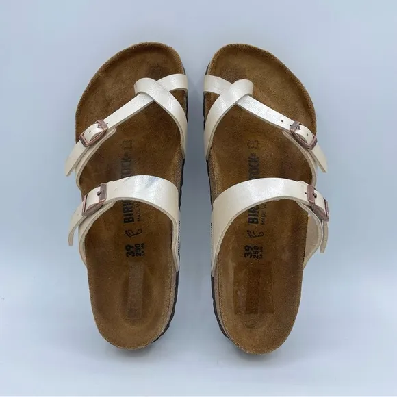 Birkenstock Mayari Sandals 39 Ivory