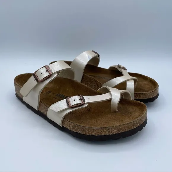 Birkenstock Mayari Sandals 39 Ivory