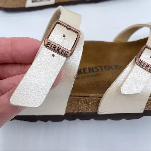 Birkenstock Mayari Sandals 39 Ivory