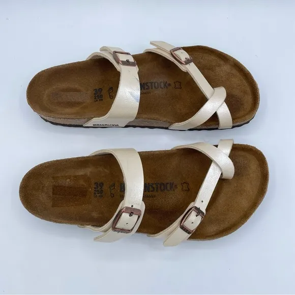 Birkenstock Mayari Sandals 39 Ivory