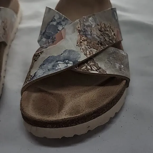 BIRKENSTOCK PAPILLIO DAYTONA BIRKO-FLOR SANDALS WOMEN'S SIZE 39 NARROW