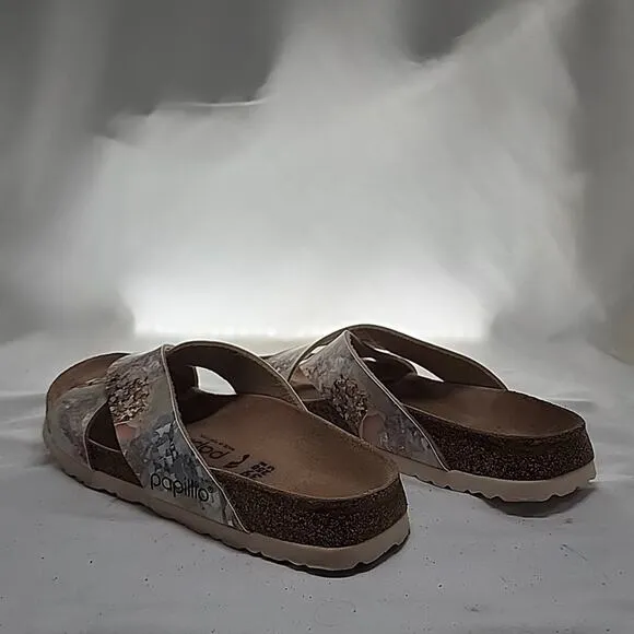 BIRKENSTOCK PAPILLIO DAYTONA BIRKO-FLOR SANDALS WOMEN'S SIZE 39 NARROW