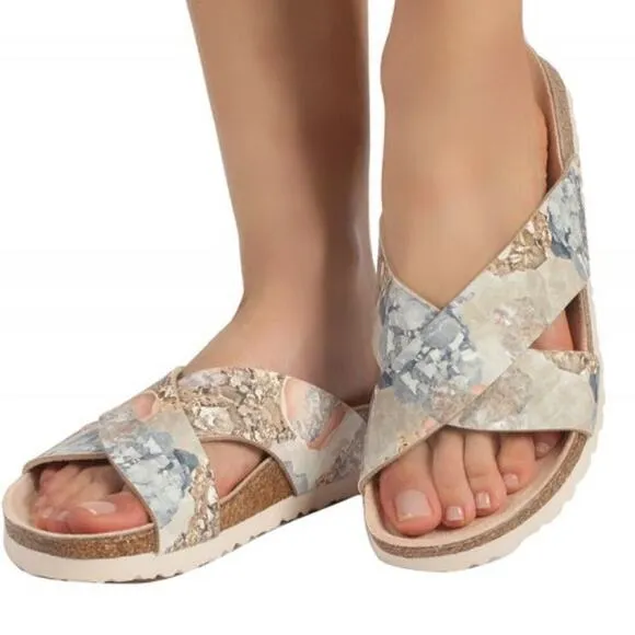 BIRKENSTOCK PAPILLIO DAYTONA BIRKO-FLOR SANDALS WOMEN'S SIZE 39 NARROW