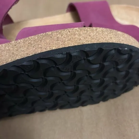 Birkenstocks Papillio Glenda Womens Size 40/9 Narrow Beach Sandals Boysenberry