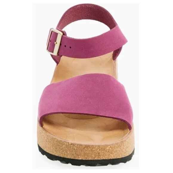Birkenstocks Papillio Glenda Womens Size 40/9 Narrow Beach Sandals Boysenberry