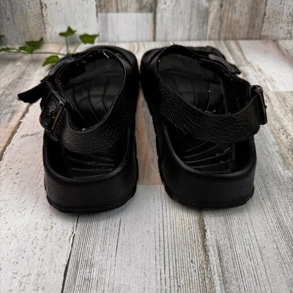 Birki's Aruba Men's Sandals Sz US14  EU47 3 Strap Black