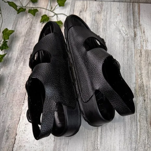 Birki's Aruba Men's Sandals Sz US14  EU47 3 Strap Black